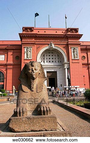 Fa? ade of Egyptian Museum, Cairo. Egypt View Large Photo Image Stock Image - Fa? ade of Egyptian Museum, Cairo. Egypt. Fotosearch