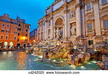 Fontana di Trevi. Rome. Italy View Large Photo Image Stock Photography - Fontana di Trevi. Rome. Italy. Fotosearch