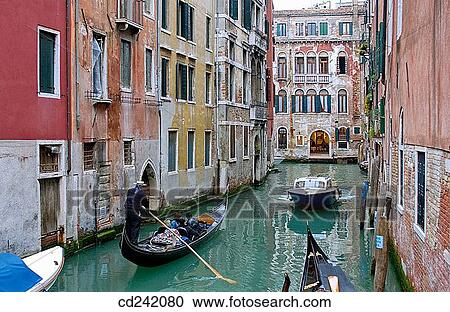Gondolas, Venice. Veneto, Italy View Large Photo Image Stock Image - Gondolas, Venice. Veneto, Italy. Fotosearch