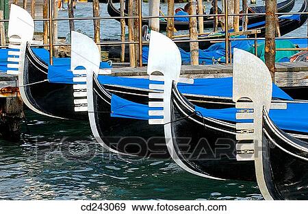Gondolas. Venice. Veneto, Italy View Large Photo Image Stock Photo - Gondolas. Venice. Veneto, Italy. Fotosearch