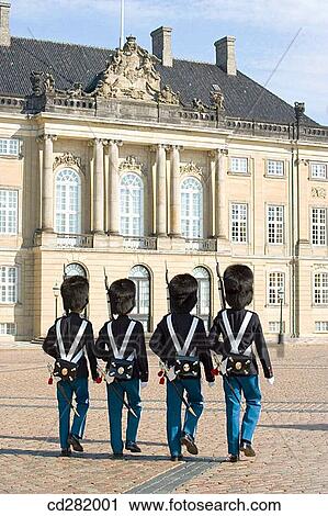 Guards at Amalienborg Palace, Copenhagen, Denmark View Large Photo Image Stock Image - Guards at Amalienborg Palace, Copenhagen, Denmark. Fotosearch