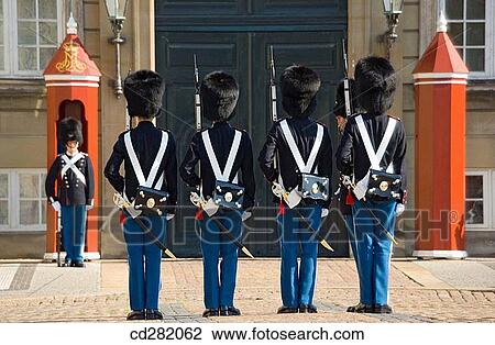 Guards at Amalienborg Palace, Copenhagen, Denmark View Large Photo Image Stock Image - Guards at Amalienborg Palace, Copenhagen, Denmark. Fotosearch