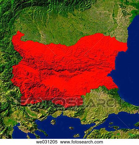 Highlighted satellite image of Bulgaria View Large Photo Image Stock Photography - Highlighted satellite image of Bulgaria. Fotosearch