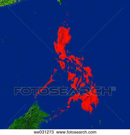 Highlighted satellite image of Philippines View Large Photo Image Stock Image - Highlighted satellite image of Philippines. Fotosearch