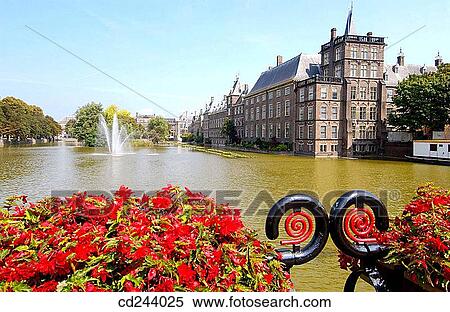 Hofvijver and Binnenhof. The Hague. Netherlands View Large Photo Image Stock Photography - Hofvijver and Binnenhof. The Hague. Netherlands. Fotosearch