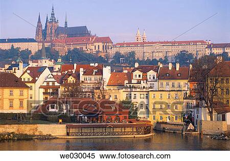 Hradcany (Castle district), Praque. Czech Republic View Large Photo Image Stock Photography - Hradcany (Castle district), Praque. Czech Republic. Fotosearch