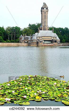 Stock Image - Jachthuis St. Hubertus, Het Nationale Park De Hoge Veluwe. Gelderland, Netherlands. Fotosearch