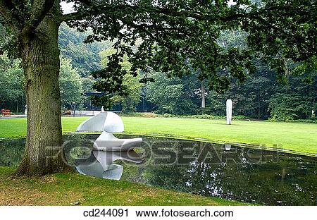 Stock Image - Kr÷ller-M? ller Museum, Het Nationale Park De Hoge Veluwe. Gelderland, Netherlands. Fotosearch
