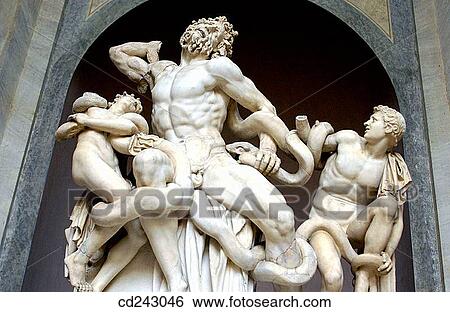 ? Laoco÷n and his Sons? sculpture group in Vatican Museums. Vatican City, Rome. Italy View Large Photo Image Stock Photograph - ? Laoco÷n and his Sons? sculpture group in Vatican Museums. Vatican City, Rome. Italy. Fotosearch