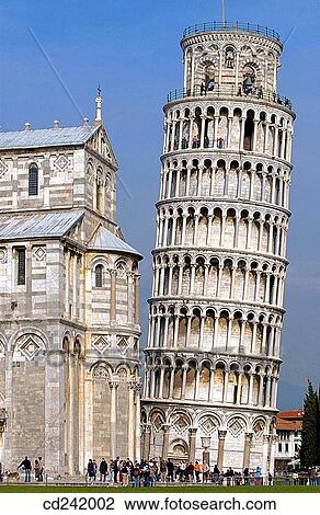 Leaning tower, Piazza dei Miracoli. Pisa. Tuscany, Italy View Large Photo Image Stock Image - Leaning tower, Piazza dei Miracoli. Pisa. Tuscany, Italy. Fotosearch