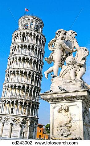 Leaning tower, Piazza dei Miracoli. Pisa. Tuscany, Italy View Large Photo Image Stock Image - Leaning tower, Piazza dei Miracoli. Pisa. Tuscany, Italy. Fotosearch