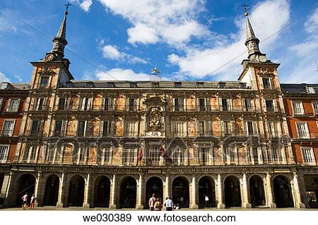 Main Square, Madrid. Spain View Large Photo Image Stock Photo - Main Square, Madrid. Spain. Fotosearch