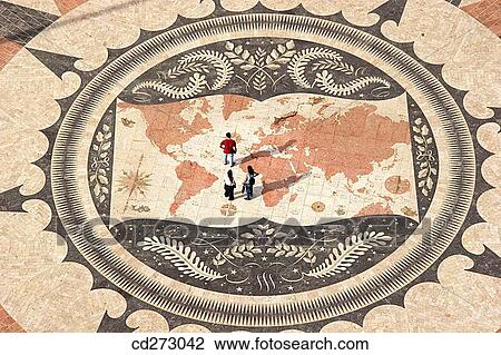 Map of World in front of the Monument to the Discoveries, Lisbon. Portugal View Large Photo Image Stock Image - Map of World in front of the Monument to the Discoveries, Lisbon. Portugal. Fotosearch