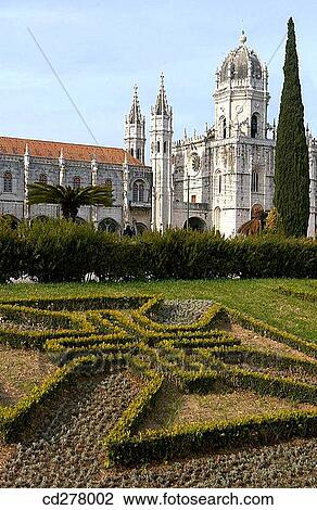 Stock Image - Monastery of the Hieronymites, Lisbon. Portugal. Fotosearch