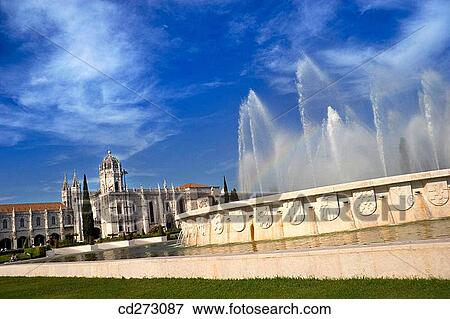 Stock Photo - Monastery of the Hieronymites, Lisbon. Portugal. Fotosearch
