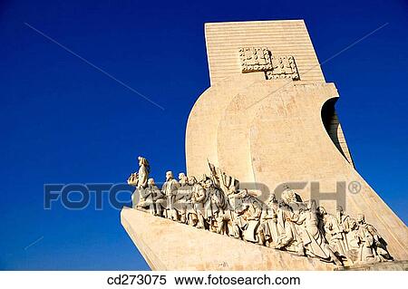Monument to the Discoveries, Lisbon. Portugal View Large Photo Image Stock Photography - Monument to the Discoveries, Lisbon. Portugal. Fotosearch