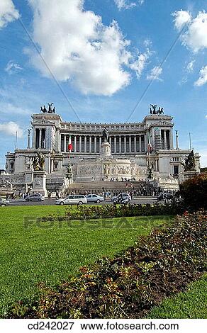 Monumento to Vittorio Emanuele II in Piazza Venezia. Rome. Italy View Large Photo Image Stock Photo - Monumento to Vittorio Emanuele II in Piazza Venezia. Rome. Italy. Fotosearch