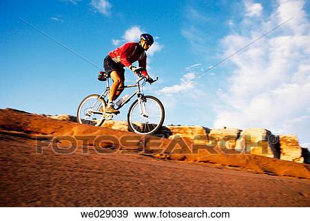 Mountain Biking. View Large Photo Image Stock Photo - Mountain Biking.. Fotosearch