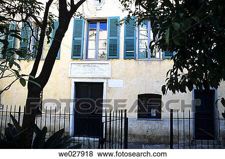 Napoleon's birthplace, Maison Bonaparte museum. Ajaccio, Corsica Island. France View Large Photo Image Stock Photo - Napoleon's birthplace, Maison Bonaparte museum. Ajaccio, Corsica Island. France. Fotosearch
