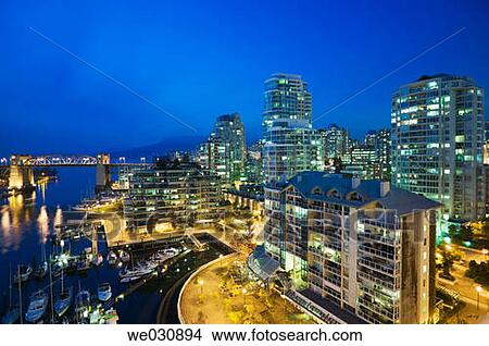 North of False Creek, Vancouver. British Columbia, Canada View Large Photo Image Picture - North of False Creek, Vancouver. British Columbia, Canada. Fotosearch