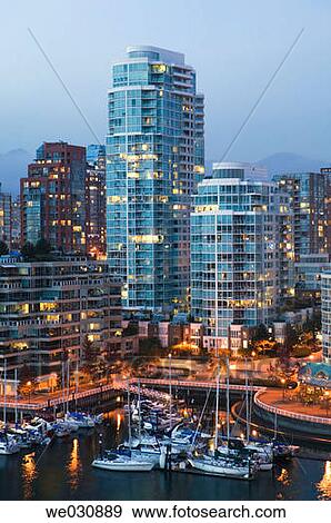 North of False Creek, Vancouver. British Columbia, Canada View Large Photo Image Stock Photo - North of False Creek, Vancouver. British Columbia, Canada. Fotosearch