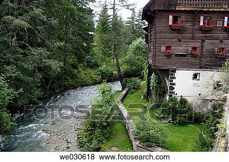 Old water mill, Trogbach, Mauterndorf, Lungau, Salzburg, Austria, Europe, August 2005 View Large Photo Image Stock Photo - Old water mill, Trogbach, Mauterndorf, Lungau, Salzburg, Austria, Europe, August 2005. Fotosearch