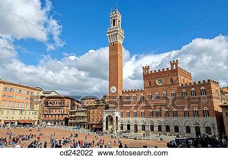 Palazzo Pubblico (seat of civil government) and Torre del Mangia in Piazza del Campo. Siena. Tuscany, Italy View Large Photo Image Stock Image - Palazzo Pubblico (seat of civil government) and Torre del Mangia in Piazza del Campo. Siena. Tuscany, Italy. Fotosearch