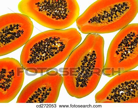 Stock Image - Papayas. Fotosearch