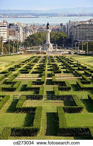 Parque Eduardo VII, Lisbon. Portugal View Large Photo Image Picture - Parque Eduardo VII, Lisbon. Portugal. Fotosearch