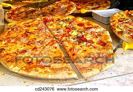 Pizzas, Italian fast food. Venice. Veneto, Italy View Large Photo Image Stock Photograph - Pizzas, Italian fast food. Venice. Veneto, Italy. Fotosearch