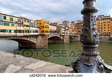 Ponte Vecchio on Arno river. Florence. Tuscany, Italy View Large Photo Image Stock Photograph - Ponte Vecchio on Arno river. Florence. Tuscany, Italy. Fotosearch