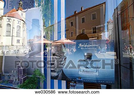 Reflections of Neupfarrplatz and Neupfarrkirche in a shop window in Ratisbone / Regensburg, Upper Palatinate, Bavaria, Germany View Large Photo Image Stock Photograph - Reflections of Neupfarrplatz and Neupfarrkirche in a shop window in Ratisbone / Regensburg, Upper Palatinate, Bavaria, Germany. Fotosearch