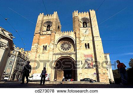 Stock Photo - S? cathedral, Lisbon. Portugal. Fotosearch