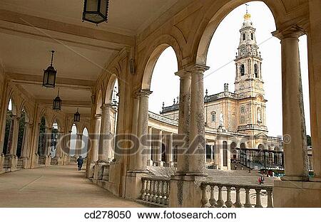 Sanctuary of Our Lady of Fßtima, Fßtima. District of Santar? m, Portugal View Large Photo Image Stock Image - Sanctuary of Our Lady of Fßtima, Fßtima. District of Santar? m, Portugal. Fotosearch