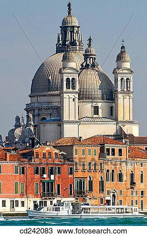Santa Maria della Salute church, Canal della Giudecca. Venice. Veneto, Italy View Large Photo Image Stock Image - Santa Maria della Salute church, Canal della Giudecca. Venice. Veneto, Italy. Fotosearch