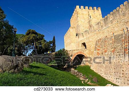 St. George's Castle, Lisbon. Portugal View Large Photo Image Stock Image - St. George's Castle, Lisbon. Portugal. Fotosearch