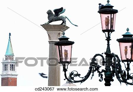 St. Mark's Square and tower of San Giorgio Maggiore in background. Venice. Veneto, Italy View Large Photo Image Stock Photo - St. Mark's Square and tower of San Giorgio Maggiore in background. Venice. Veneto, Italy. Fotosearch