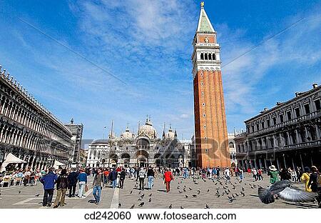 St. Mark's Square. Venice. Veneto, Italy View Large Photo Image Stock Image - St. Mark's Square. Venice. Veneto, Italy. Fotosearch