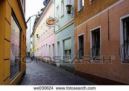 Street in Villach, Carinthia, Austria, Europe, August 2005 View Large Photo Image Picture - Street in Villach, Carinthia, Austria, Europe, August 2005. Fotosearch