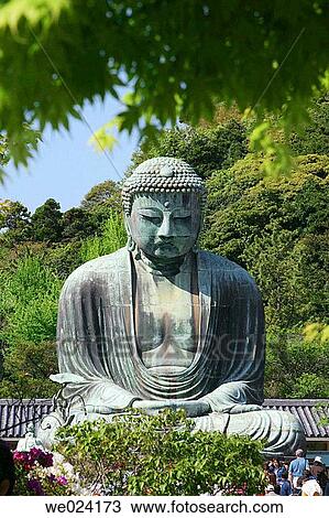 The Daibutsu (bronze Great Buddha). Kamakura. Japan View Large Photo Image Stock Image - The Daibutsu (bronze Great Buddha). Kamakura. Japan. Fotosearch