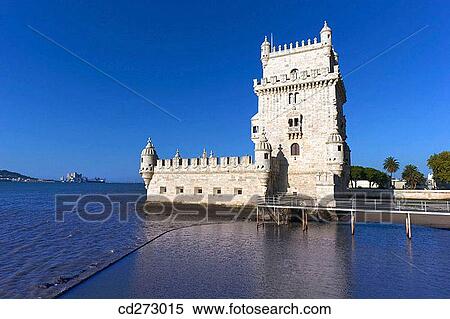 Torre de Belem, Lisbon. Portugal View Large Photo Image Stock Photography - Torre de Belem, Lisbon. Portugal. Fotosearch