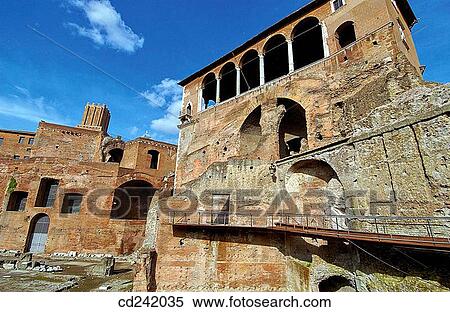 Trajan's Forum, Roman Forum. Rome. Italy View Large Photo Image Stock Photography - Trajan's Forum, Roman Forum. Rome. Italy. Fotosearch