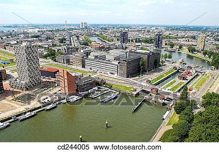 View from Euromast: park and Coolhaven. Rotterdam. Netherlands View Large Photo Image Stock Photography - View from Euromast: park and Coolhaven. Rotterdam. Netherlands. Fotosearch