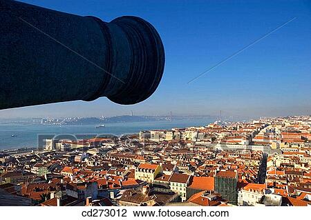 View from St. George's Castle to city, Lisbon. Portugal View Large Photo Image Stock Image - View from St. George's Castle to city, Lisbon. Portugal. Fotosearch