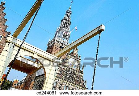 Waaggebouw (public weigh house), De Waag. Alkmaar. Netherlands View Large Photo Image Stock Image - Waaggebouw (public weigh house), De Waag. Alkmaar. Netherlands. Fotosearch
