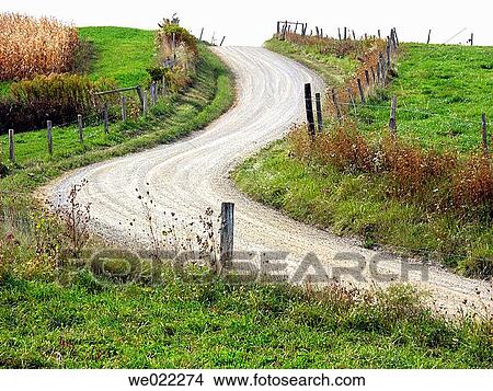 Winding dirt road, Amish life in Millersburg and Sugar Creek, Holmes County. Ohio, USA View Large Photo Image Picture - Winding dirt road, Amish life in Millersburg and Sugar Creek, Holmes County. Ohio, USA. Fotosearch