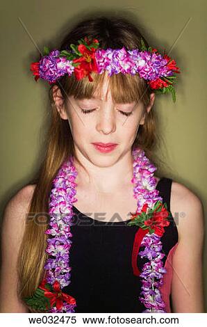 10 year old Caucasian girl, Polynesian dress View Large Photo Image Stock Photography - 10 year old Caucasian girl, Polynesian dress. Fotosearch