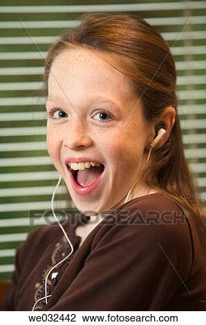 11 year old Caucasian girl with iPod View Large Photo Image Stock Image - 11 year old Caucasian girl with iPod. Fotosearch