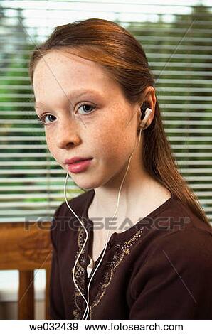 11 year old Caucasian girl with iPod View Large Photo Image Stock Photo - 11 year old Caucasian girl with iPod. Fotosearch
