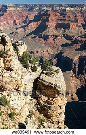A view of the Grand Canyon from the south rim of Grand Canyon National Park, Arizona, USA View Large Photo Image Stock Image - A view of the Grand Canyon from the south rim of Grand Canyon National Park, Arizona, USA. Fotosearch